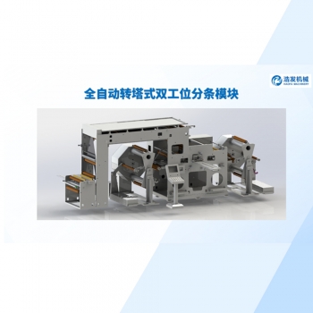 全自动转塔式全自动双工位分条模块