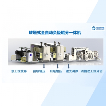 转塔式全自动负极辊分一体机