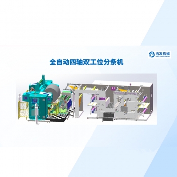 全自动四轴双工位分条机